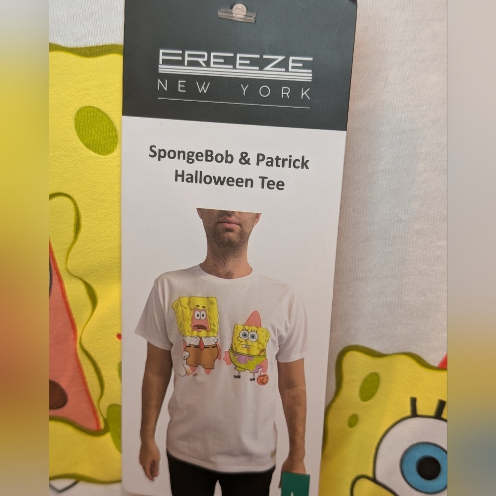 Nickelodeon SpongeBob and Patrick Graphic T Shirt NWT - Picture 2 of 8